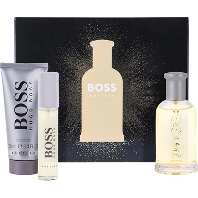 Hugo Boss Boss No. 6 Bottled EDT 100 ml + sprchový gel 100 ml + EDT 10 ml dárková sada – Zboží Dáma