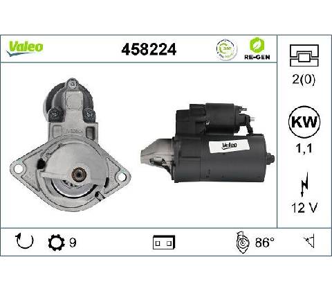 Štartér VALEO 458224