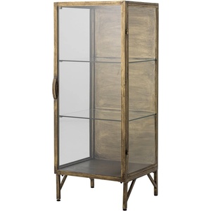 Bloomingville Метална витрина в златист цвят 45x110x40 cm Saone - Bloomingville (82064971)
