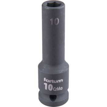 Fortum машинна (ударна) муфа 1/2", 10 mm, L 78 mm, почернена, FORTUM