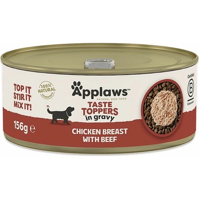 Applaws Dog Taste Toppers in Gravy kuracie prsia s hovädzím 156 g