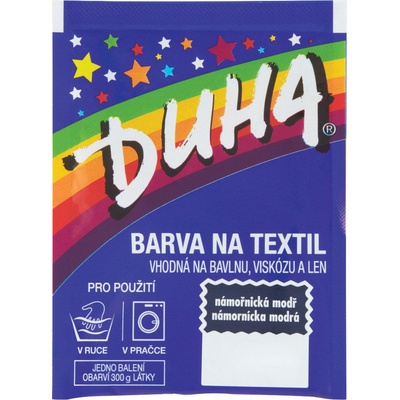 Duha farba na textil číslo 20 námořnická modrá 15 g