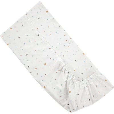 Lorelli Чаршаф от ранфорс с ластик Lorelli - Happy Friends, 60 x 120 cm, син (20051316402)