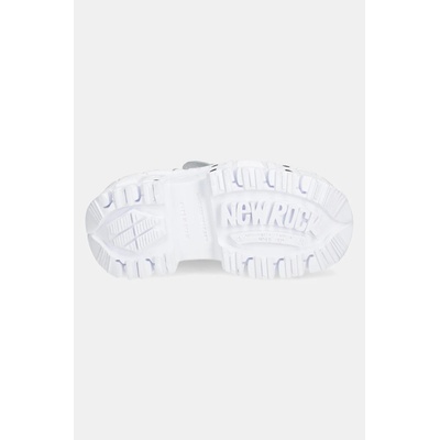 New Rock Кожени маратонки New Rock NAPA BLANCA + IMPERFECT TANK BLANCO TORNILLOS (M.TANK106.C1)