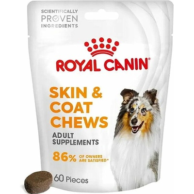 Royal Canin Adult Dog Supplements Skin & Coat Chews 240 g