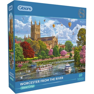 GIBSONS Pohled na Worcester 1000 dílků