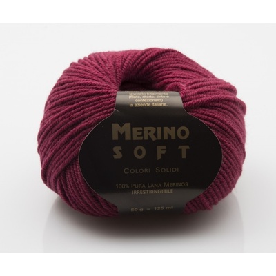 Příze Rial Filati Merino Soft vínová
