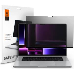 Spigen SafeView 1 бр. - MacBook Pro 16" M4 2024/M3 2023/M2 2023/M1 2021 (AFL06157)
