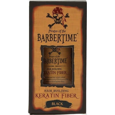 Barber time Hair Building Keratin Fiber black 21 g