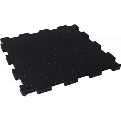 TRUESTEEL Sportovní gumová podlaha do fitness CF 485x485x20 mm černo-bílá 1 ks – Sleviste.cz
