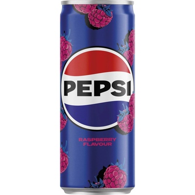 Pepsi malina plech 24 x 0,33 l