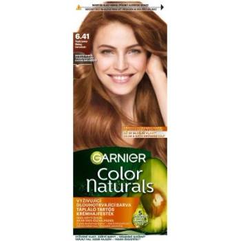 Garnier Color Naturals постоянна боя за коса с подхранващи масла 40 ml нюанс 6.41 Sweet Amber за жени