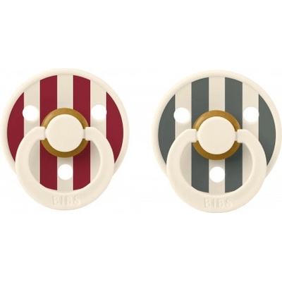 Bibs Studio Colour Pin cumlíky kaučuk 2ks Ruby Pine Mix
