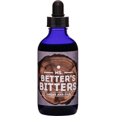 Ms.Better's Bitters Smoke and Oak 40% 0,12 l (čistá fľaša)