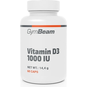 GymBeam Витамин D3 1000 IU 60 капс