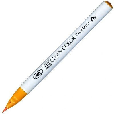 Akvarelová fixa KURETAKE ZIG Clean Color Real Brush, Bright Yellow (052)