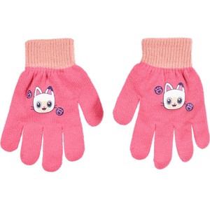 Kids movie heroes Ръкавици Gabby's Dollhouse (HY40130-FUSHIA)