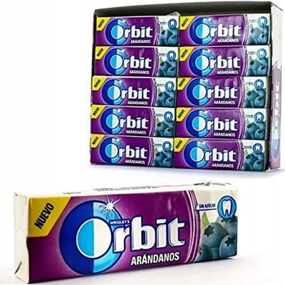 Wrigley's Orbit borůvkové 30 x 14 g – Zboží Dáma