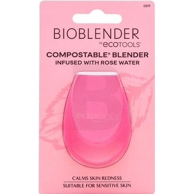 EcoTools bioblender kompostovateľná hubka na make-up + prírodné zložky ružová