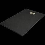 Mexen Hugo правоъгълно корито SMC 140 x 90 см, черно, златен капак - 42709014-G (42709014-G)