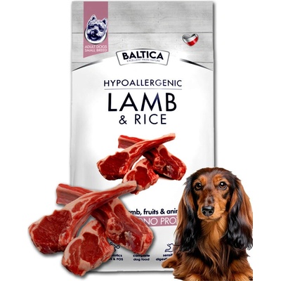 Baltica Hypoalergénne Adult Small jahňacie a ryža 3 kg