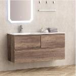 InterCeramic Конзолен шкаф за баня InterCeramic ICP 12061 - 3 чекмеджета с умивалник 12060 (ICP 12061)