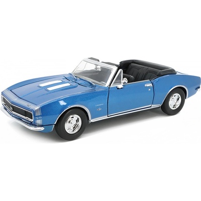MOTORMAX Motor Max Chevrolet Camaro SS 1967 modrá 1:24