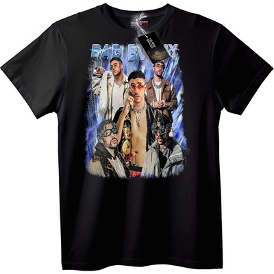 NOONEBRAND Тениска Градски Лош Момък - 2XL, White