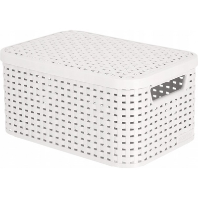 Curver Košík Style S 19,8x29,1x14,2 cm sivý s vekom