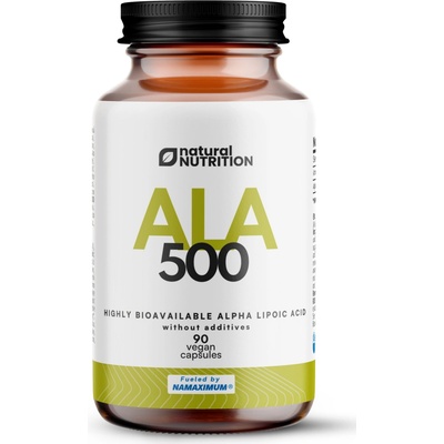 Natural Nutrition ALA kyselina alfa-lipoová tobolky 90 kapslí