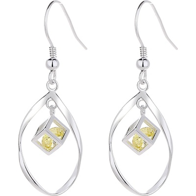 Majya stříbrné náušnice BETH 11068