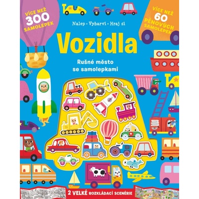 Svojtka & Co Vozidla Rušné město se samolepkami