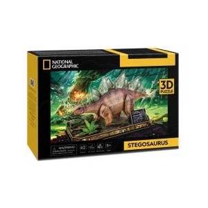 Lisciani Cubic Fun PUZZLE 3D NATIONAL GEOGRAPHIC STEGOSAURUS