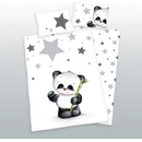 Herding povlečení Panda bílé 135 x 100 , 40 x 60 cm