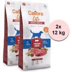 Calibra Dog Life Senior Medium Fresh Beef 2 x 12 кг