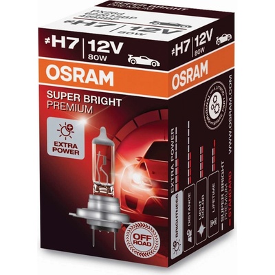 Osram Super Bright Premium H7 PX26D 12V 80W