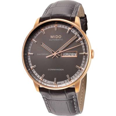 Mido Мъжки часовник Mido Commander II Automatic Anthracite Dial M0164303606180 (M0164303606180)