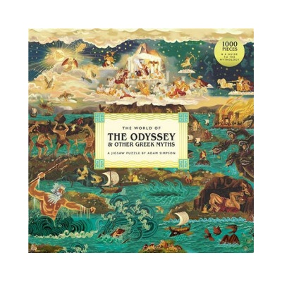 jigsaw The World of the Odyssey & Other Greek Myths A Adam Simpson 1000 dielov