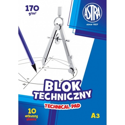 Astra Náčrtník skicár A3 10 listov 240g/m2 106119007 AST2594