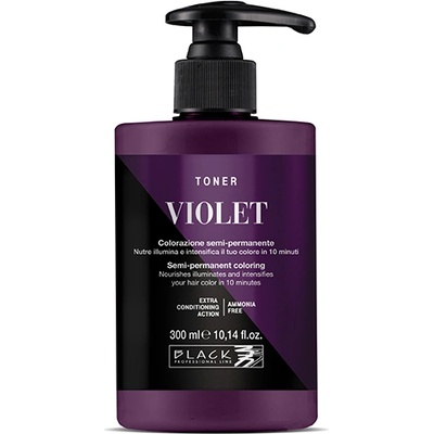 Black Professional Toner Semi-permanent Hair Colour 300 ml полутрайна боя Violet