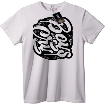 NOONEBRAND Тениска MOSCHINO Черно Лого - L, White