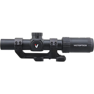 Vector Optics LPVO S6 1–6x24 jednodielna montáž Čierna