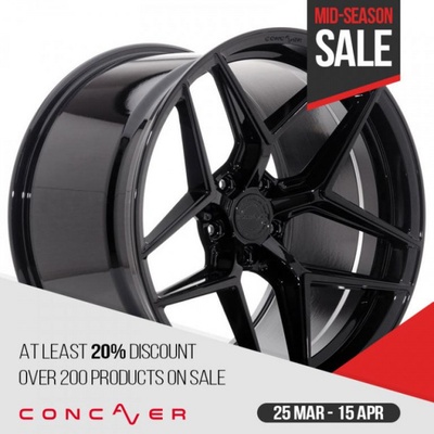 Concaver CVR2 12x20 5x120 ET0 matt black