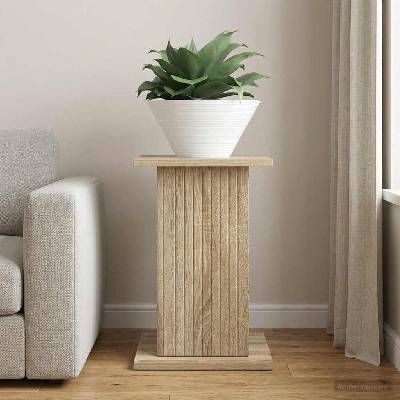 vidaXL Стойка за растения Дъб сонома 30, 5 x 30 x 43 см (899802)