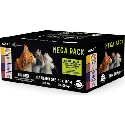 Pet Republic Chicken with veal duck turkey beef 40 x 100 g