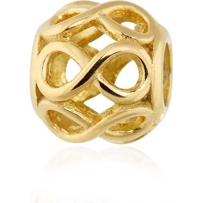 Linda's Jewelry Přívěsek Nekonečno GLD chirurgická ocel IP082