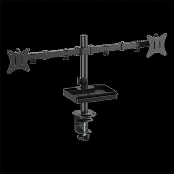 ADVANCE Настолна конзола Advance Monitor - XTENDMOUNTS Dual (17-32", Макс. : 2x9kg, наклон, въртене, черен) ADV-ARM12F (ADV-ARM12F)