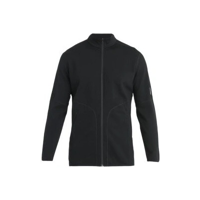 Icebreaker Merino 560 Realfleece Elemental LS Zip Men čierna