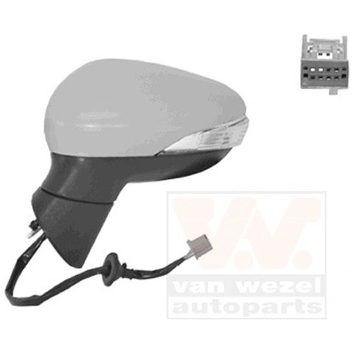Vonkajżie spätné zrkadlo VAN WEZEL 1807807