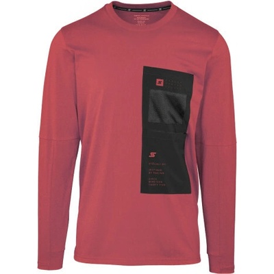 Stöckli Pánské tričko LONGSLEEVE URBAN červená